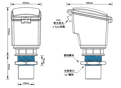 utg-10超聲波液位計